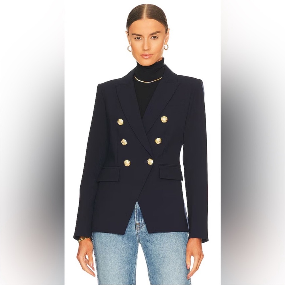 Veronica Beard Miller Dickey Jacket. NWOT. Navy Blazer with Gold Buttons